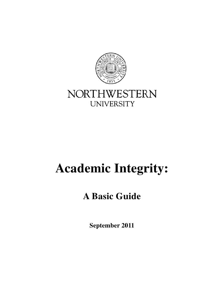northwestern university academic integrity essay
